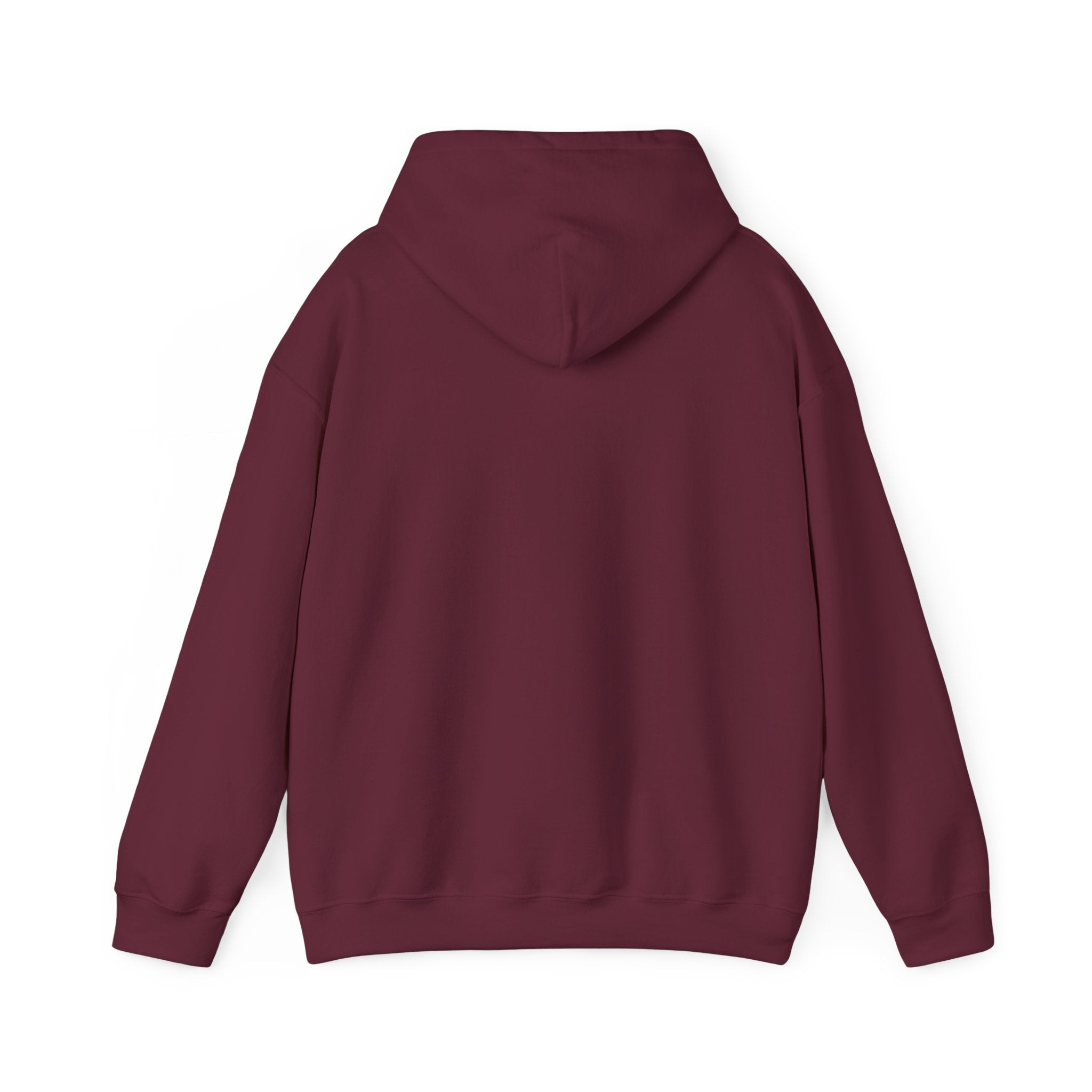 Witchy Redhead Hoodie — Crescent Moon Witch Graphic Sweatshirt
