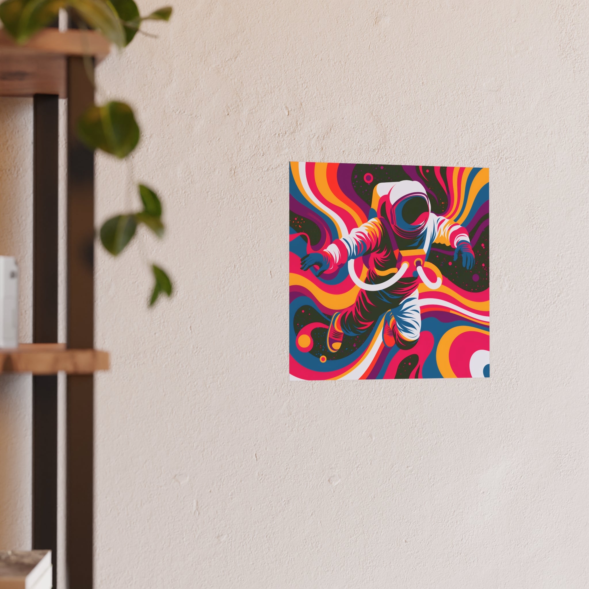 Psychedelic Astronaut Poster