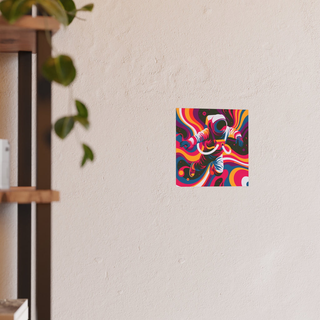 Psychedelic Astronaut Poster