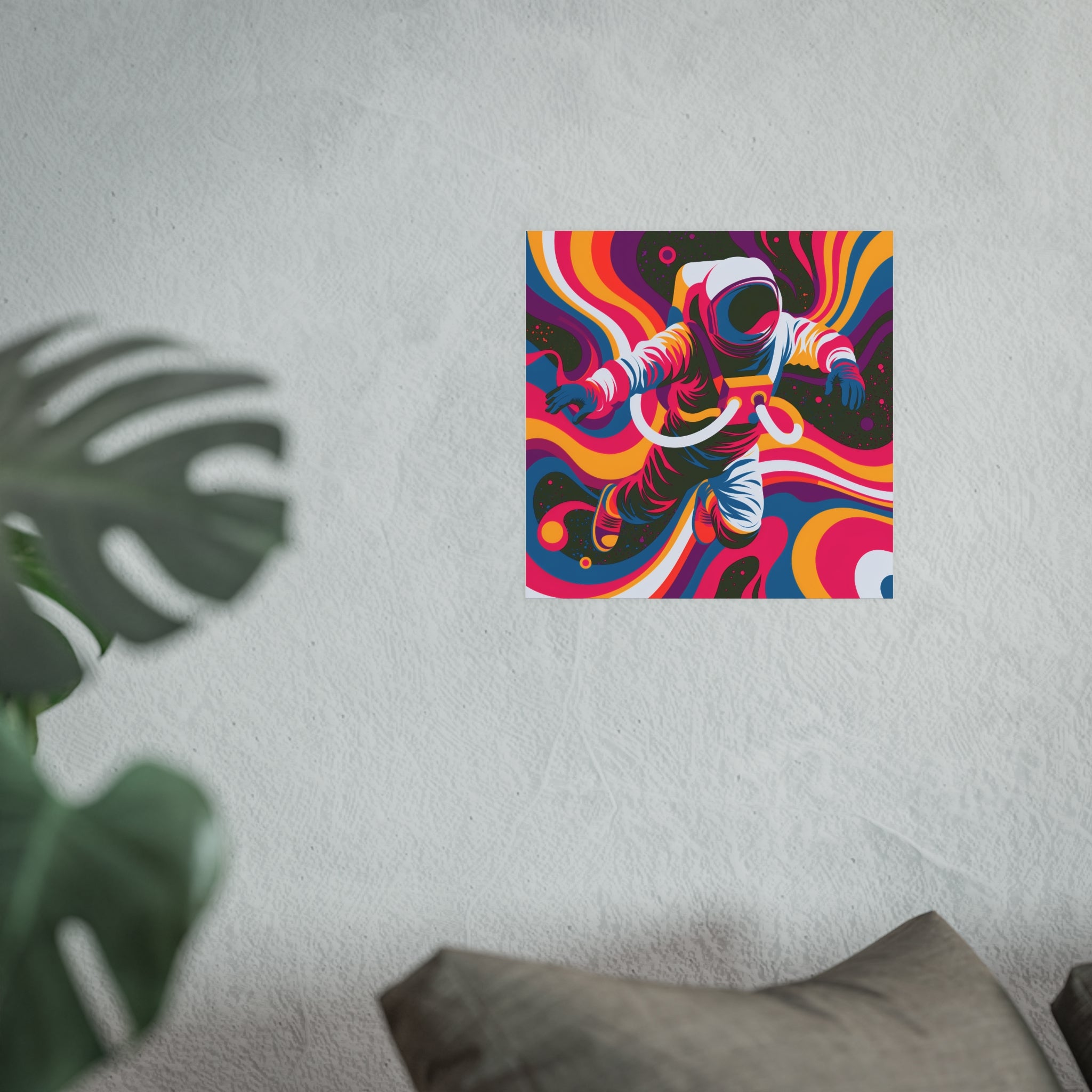 Psychedelic Astronaut Poster