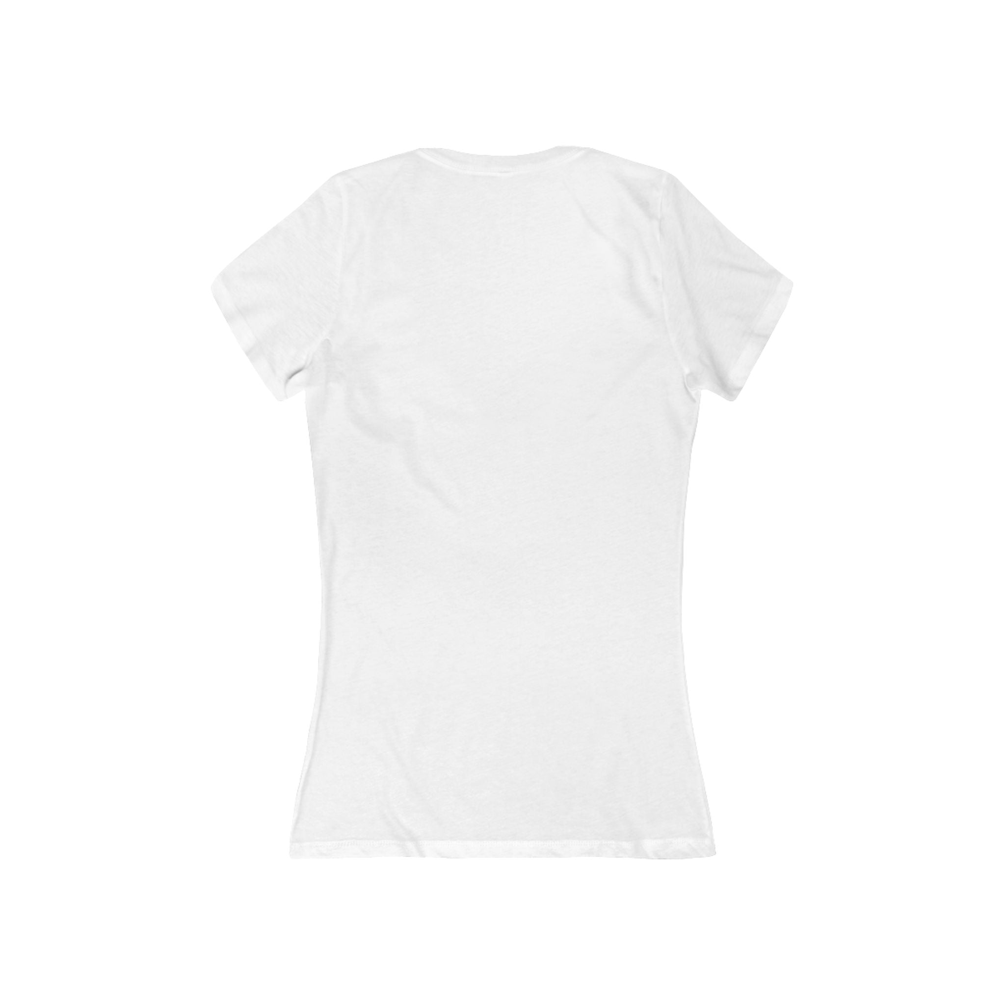 Retro Rainbow UFO Abduction Mountain Tee | Deep V-Neck