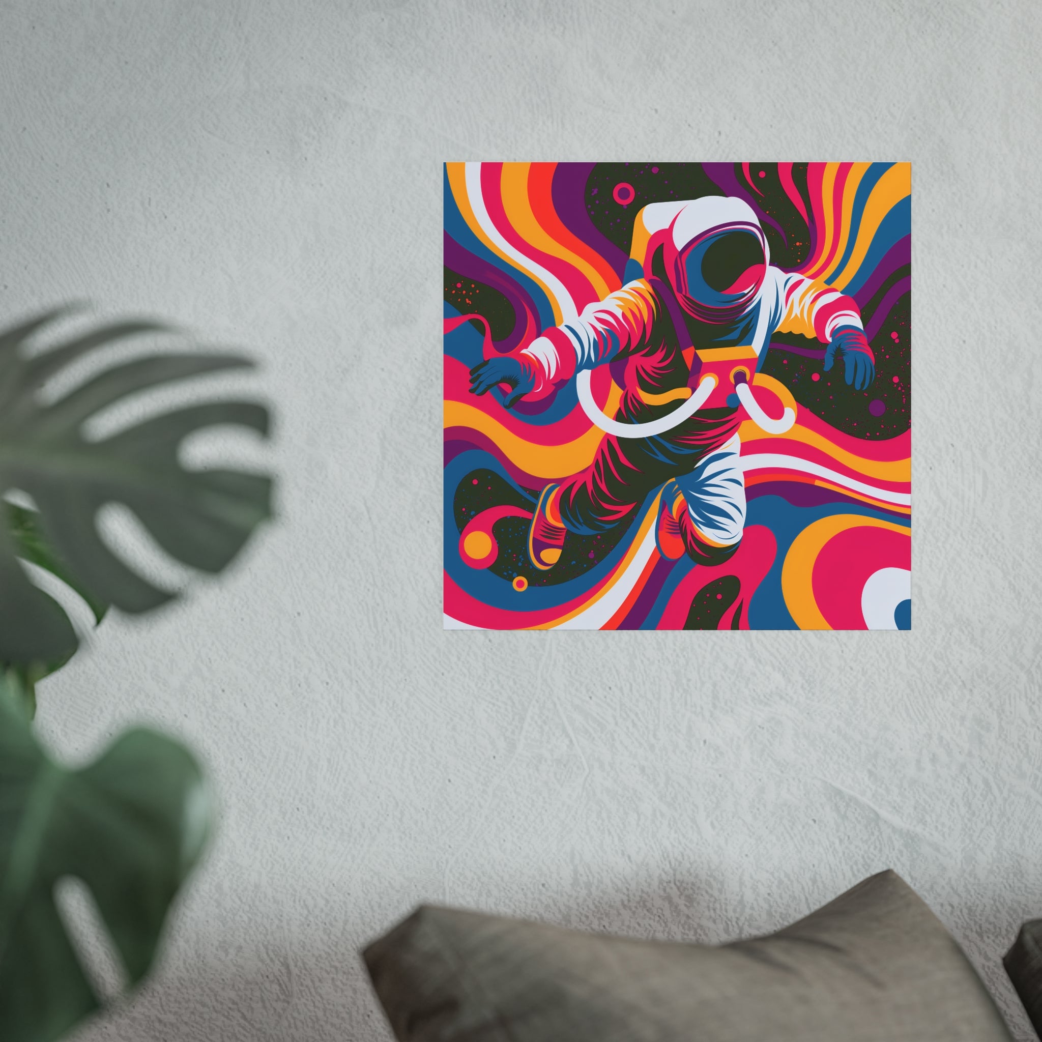 Psychedelic Astronaut Poster