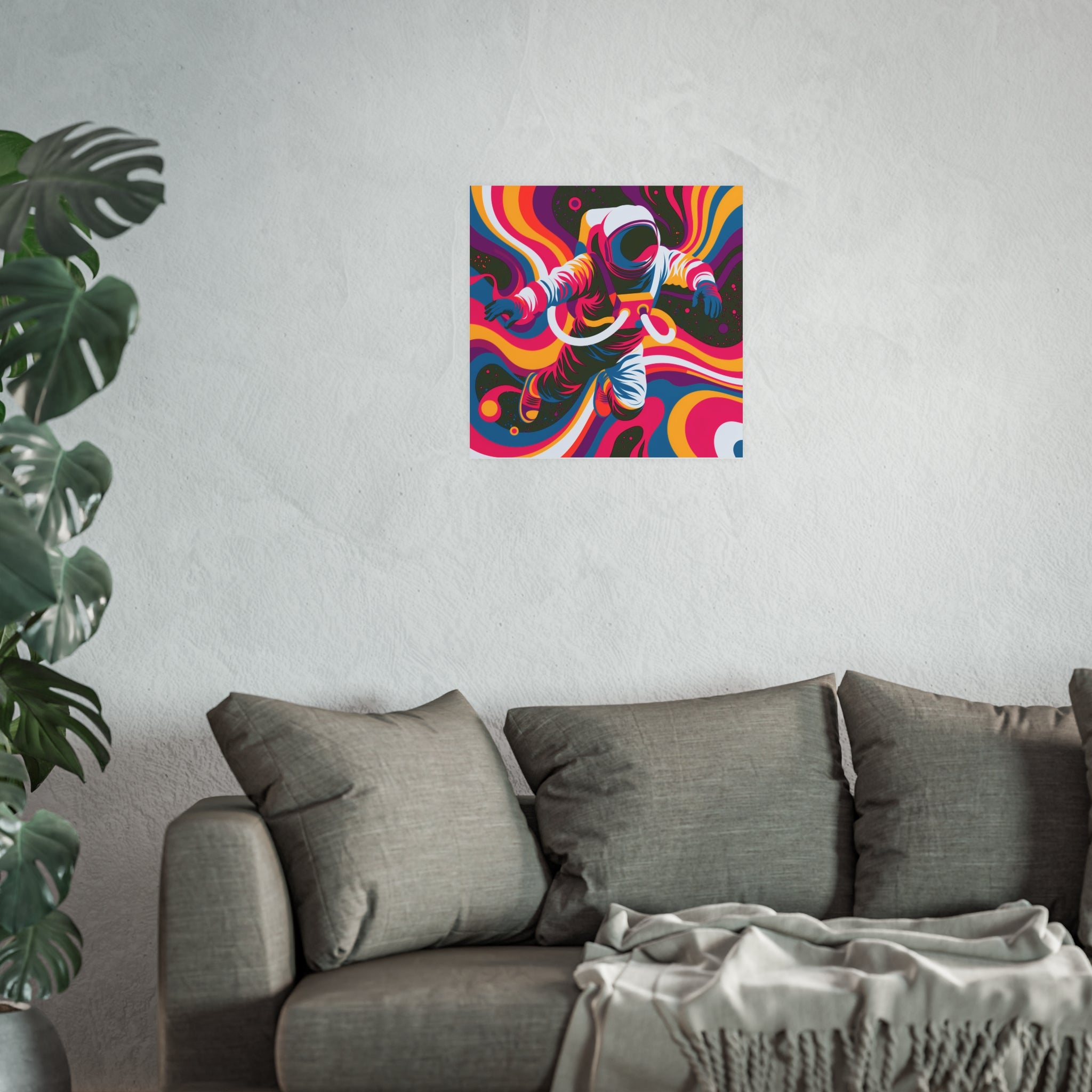 Psychedelic Astronaut Poster