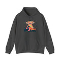 UFO Mountain Hoodie — Retro Rainbow Alien Abduction Graphic