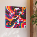 Psychedelic Astronaut Poster
