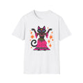 Gypsy Black Cat Mystic Belly Dance T-Shirt | Magical Cat Illustration