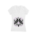 Twin Ravens Moon Tee | V‑Neck T‑Shirt