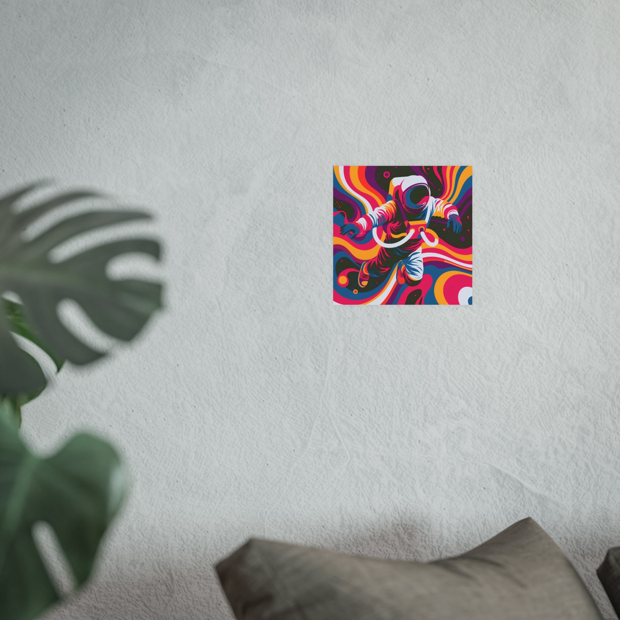 Psychedelic Astronaut Poster